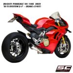 SC-Project S1 Titanium 2-1 System - D26C-LT41T - Ducati Panigale V4 / V4S 2021