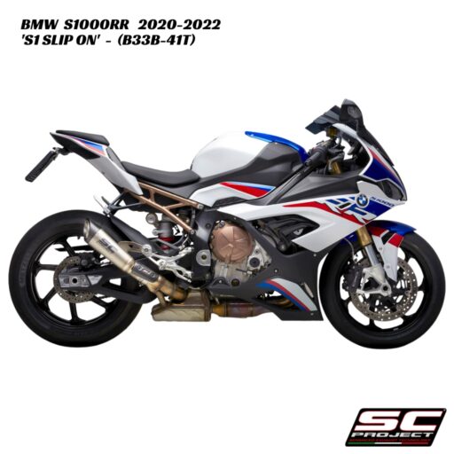 SC-Project S1 Titanium Slip-On - B33B-41T - BMW S1000RR / M1000RR 2020-2022