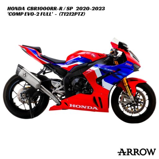 Arrow Competition EVO-2 Full Titanium System - 71212PTZ - Honda CBR1000RR-R / SP 2020-2023