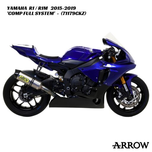 Arrow Competition Full Titanium System - 71179CKZ - Yamaha R1 / R1M 2015-2019