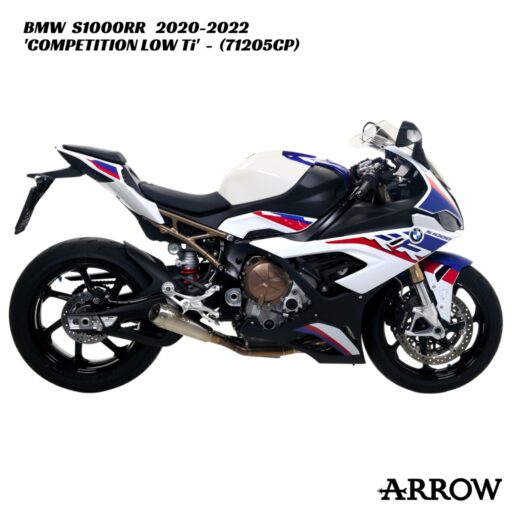 Arrow Competition LOW Full Titanium System - 71205CP - BMW S1000RR / M1000RR 2020-2022