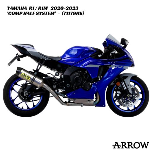 Arrow Competition Titanium Half System - 71179HK - Yamaha R1 / R1M 2020-2023