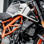 Bagoros Performance Crash Bobbins Kit - ORANGE - KTM 125 Duke 2019-2023