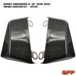 GFP Carbon Fiber Brake Coolers V2 - GLOSS - Honda CBR1000RR-R / SP 2020-2023
