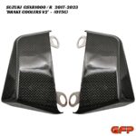 GFP Carbon Fiber Brake Coolers V2 - GLOSS - Suzuki GSXR1000 / R 2017-2023