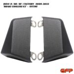 GFP Carbon Fiber Brake Coolers V2 - MATTE - Aprilia RSV4 R / RR / RF / Factory 2009-2023