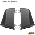 GFP Carbon Fiber Brake Coolers V2 - MATTE - Kawasaki ZX10 2011-2023