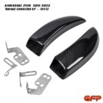 GFP Carbon Fiber Brake Coolers With Mounts V1 - Kawasaki ZX10 2011-2023