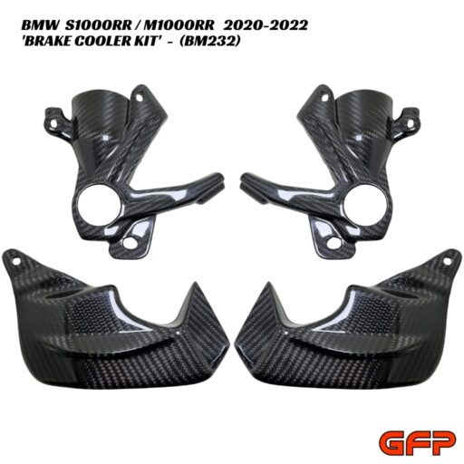 GFP Carbon Fiber Brake Cooling Kit - 4pc - BMW S1000RR / M1000RR 2020-2022
