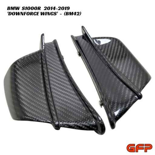 GFP Carbon Fiber Downforce Wings V1 - SET - BMW S1000R 2014-2019