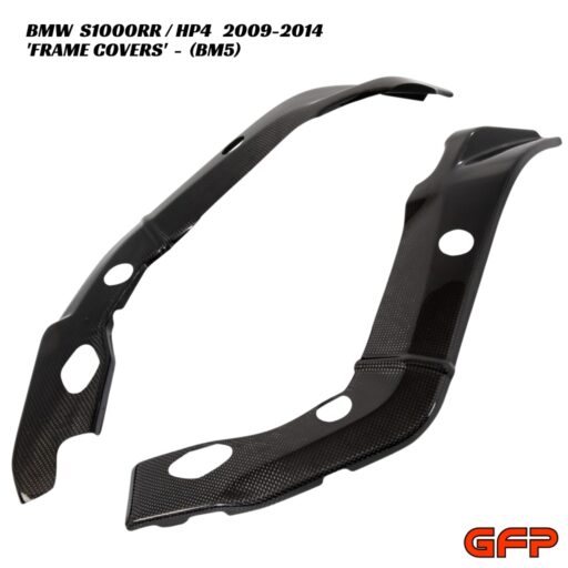 GFP Carbon Fiber Frame Covers - BMW S1000RR / HP4 2009-2014