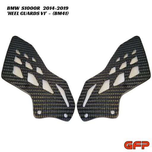 GFP Carbon Fiber Heel Guards V1 - SET - BMW S1000R 2014-2019