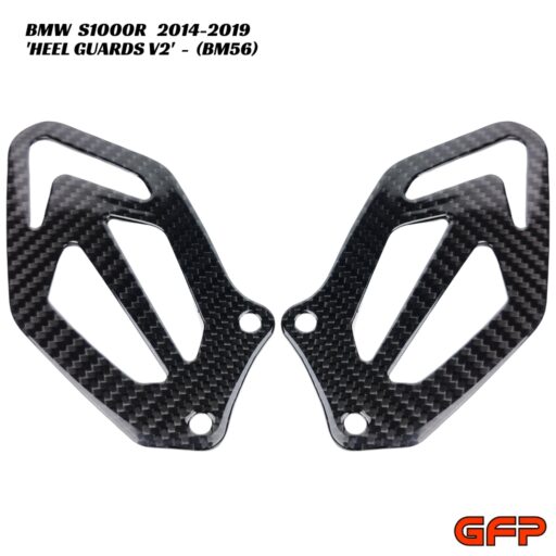 GFP Carbon Fiber Heel Guards V2 - SET - BMW S1000R 2014-2019