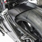 GFP Carbon Fiber Rear Hugger With Chain Guard - BMW S1000R 2014-2019