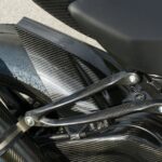 GFP Carbon Fiber Rear Hugger With Chain Guard - BMW S1000R 2014-2019