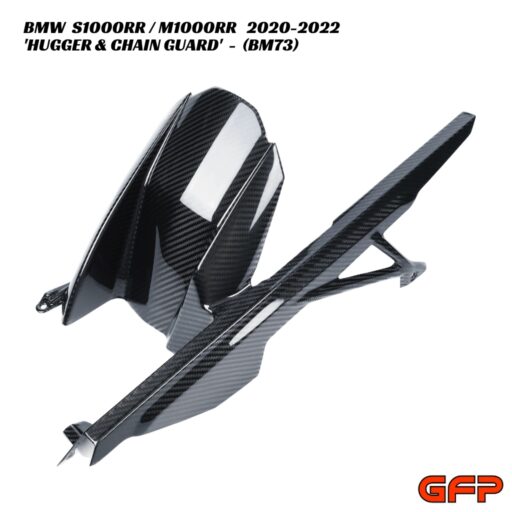 GFP Carbon Fiber Rear Hugger With Chain Guard - BMW S1000RR / M1000RR 2020-2022