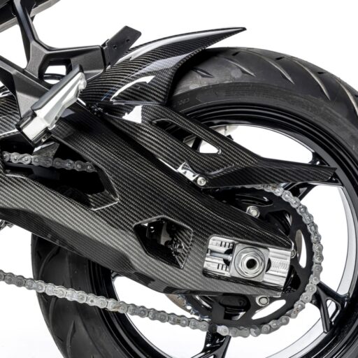 GFP Carbon Fiber Rear Hugger With Chain Guard - BMW S1000XR 2020-2023