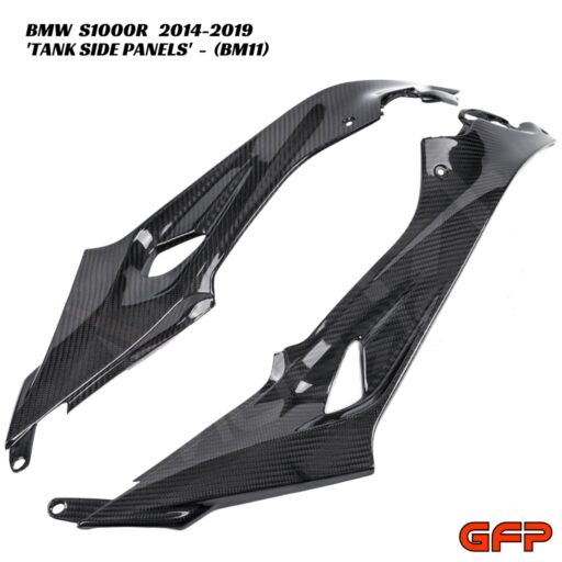GFP Carbon Fiber Tank Side Panels - BMW S1000R 2014-2019