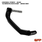 GFP Pro Race Aluminium Lever Guard - Brake Side - BLACK