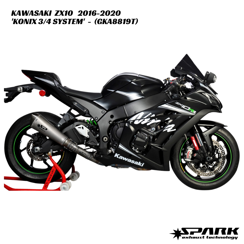 Spark Konix Titanium 3/4 System - GKA8819T - Kawasaki ZX10 2016 