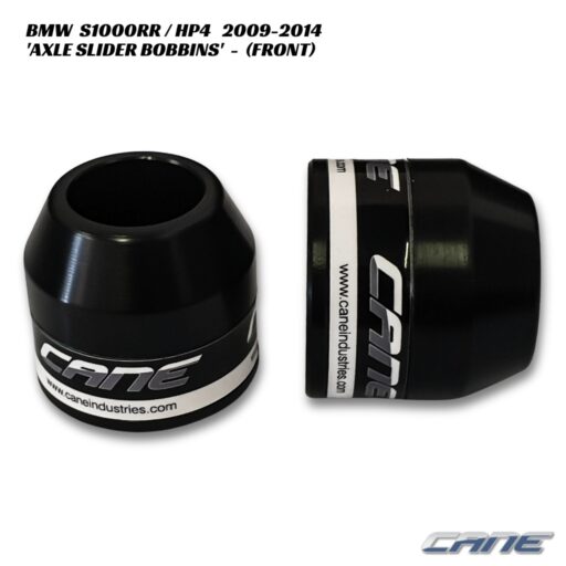 Cane Axle Slider Bobbins - FRONT - BMW S1000RR / HP4 2009-2014