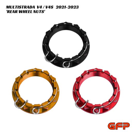 GFP Aluminium Rear Wheel Nut - Ducati Multistrada V4 / V4S 2021-2023