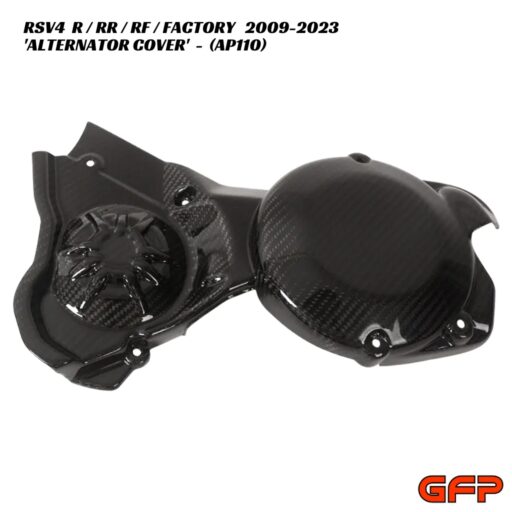 GFP Carbon Fiber Alternator & Sprocket Cover - Aprilia RSV4 R / RR / RF / Factory 2009-2023