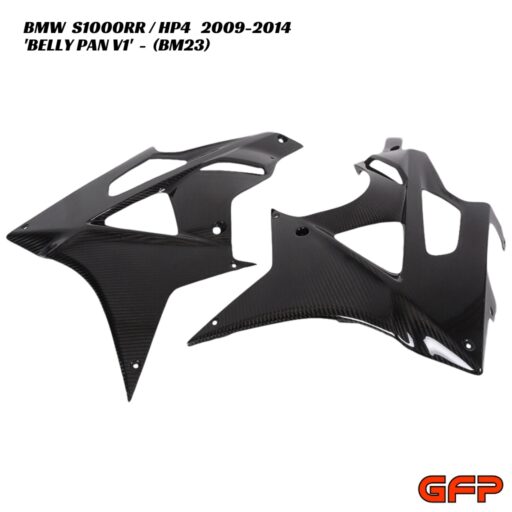 GFP Carbon Fiber Belly Pan V1 - SHORT - BMW S1000RR / HP4 2009-2014