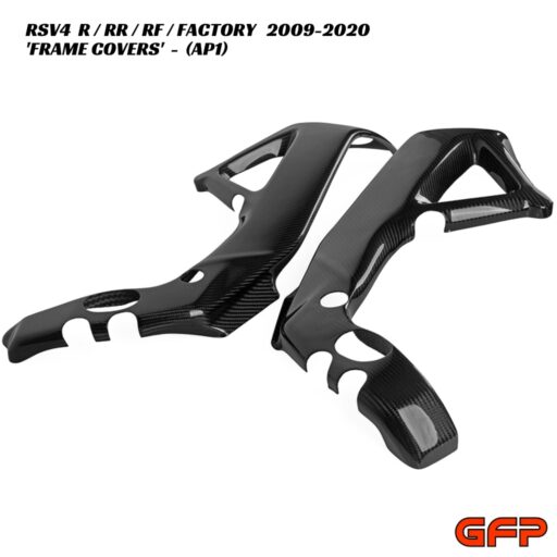 GFP Carbon Fiber Frame Covers - Aprilia RSV4 R / RR / RF / Factory 2009-2020