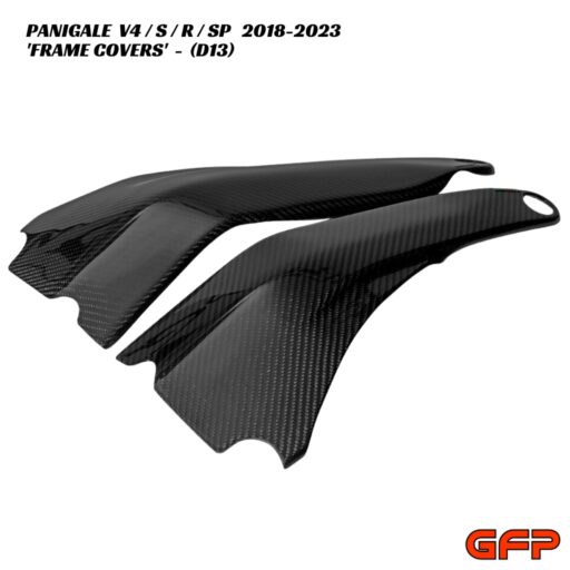 GFP Carbon Fiber Frame Covers - Ducati Panigale V4 / S / R / SP 2018-2023