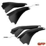 GFP Carbon Fiber Frame Covers - Ducati Panigale V4 / S / R / SP 2018-2023