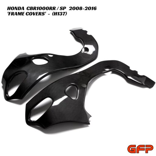 GFP Carbon Fiber Frame Covers - Honda CBR1000RR / SP 2008-2016