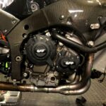 GFP Carbon Fiber Frame Covers - Kawasaki ZX10 2011-2015