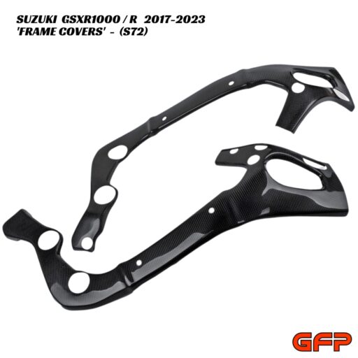 GFP Carbon Fiber Frame Covers - Suzuki GSXR1000 / R 2017-2023