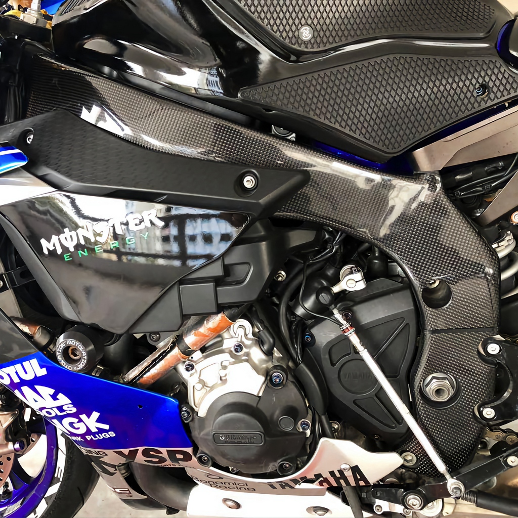 GFP Carbon Fiber Frame Covers - Yamaha MT-10 / SP 2016-2023