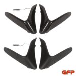 GFP Carbon Fiber Front Fairing Wind Deflectors - Aprilia RSV4 RR / Factory 2021-2023