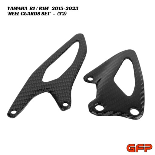GFP Carbon Fiber Heel Guards - Yamaha R1 / R1M 2015-2023