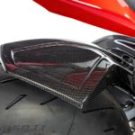 GFP Carbon Fiber Hugger With Chain Guard - GLOSS - Ducati Panigale V4 / S / R 2018-2023