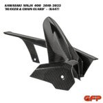 GFP Carbon Fiber Hugger With Chain Guard - Kawasaki Ninja 400 2018-2023