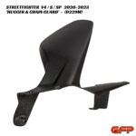 GFP Carbon Fiber Hugger With Chain Guard - MATT - Ducati Streetfighter V4 / S / SP 2020-2023