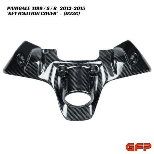 GFP Carbon Fiber Key Ignition Cover - GLOSS - Ducati Panigale 1199 / S / R 2012-2015