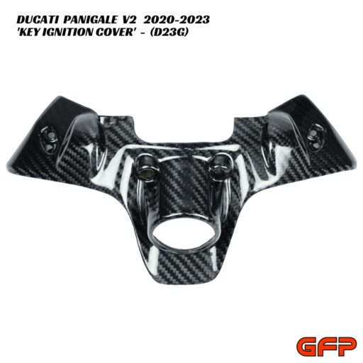 GFP Carbon Fiber Key Ignition Cover - GLOSS - Ducati Panigale V2 2020-2023