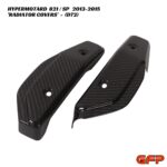 GFP Carbon Fiber Radiator Protection Covers - Ducati Hypermotard 821 / SP 2013-2015