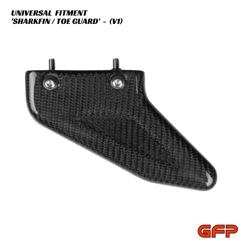 GFP Carbon Fiber Sharkfin / Toe Guard - V1 - Universal
