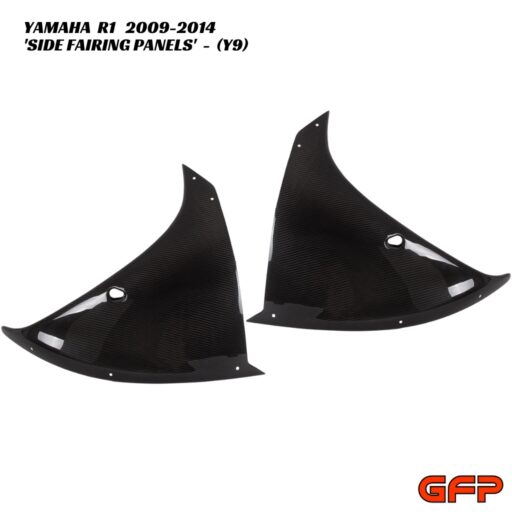 GFP Carbon Fiber Side Fairing Panels - Yamaha R1 2009-2014