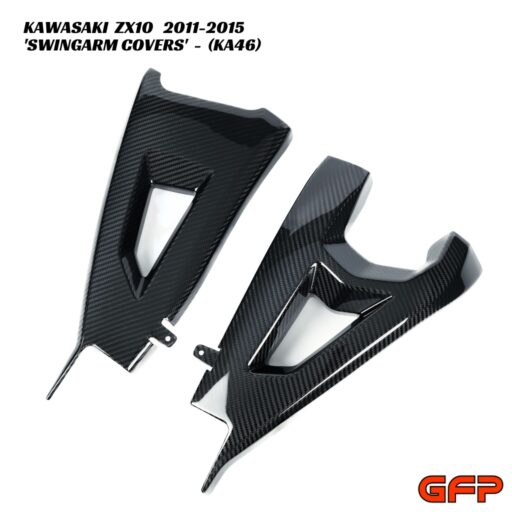GFP Carbon Fiber Swingarm Covers - Kawasaki ZX10 2011-2015