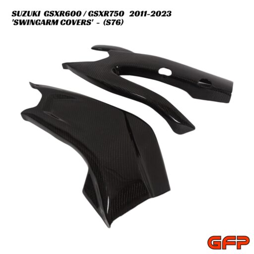 GFP Carbon Fiber Swingarm Covers - Suzuki GSXR600 / GSXR750 2011-2023