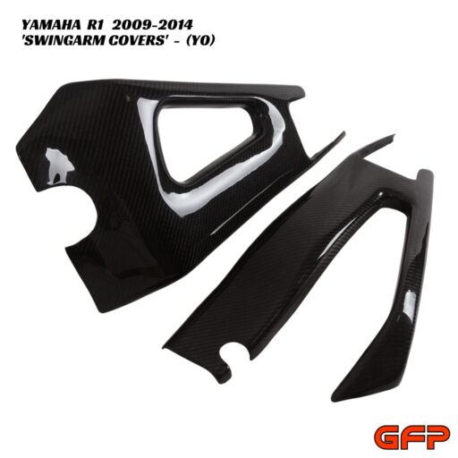 GFP Carbon Fiber Swingarm Covers - Yamaha R1 2009-2014