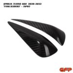 GFP Carbon Fiber Tank Protection Sliders - Aprilia Tuono 660 2020-2023