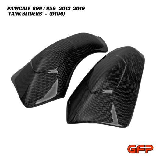 GFP Carbon Fiber Tank Protection Sliders - Ducati Panigale 899 / 959 2013-2019